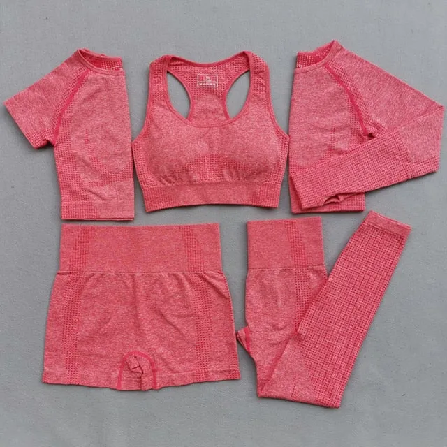 5PCS  Vital Seamless Yoga Set