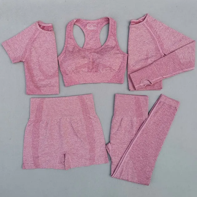5PCS  Vital Seamless Yoga Set