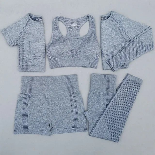 5PCS  Vital Seamless Yoga Set