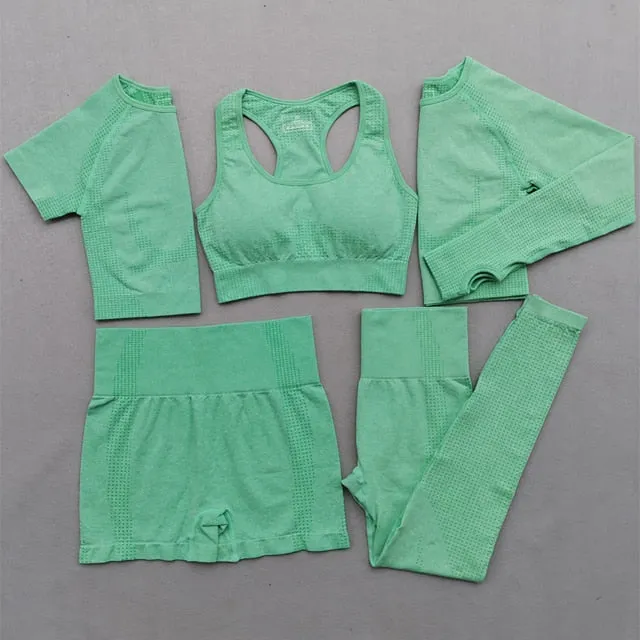 5PCS  Vital Seamless Yoga Set