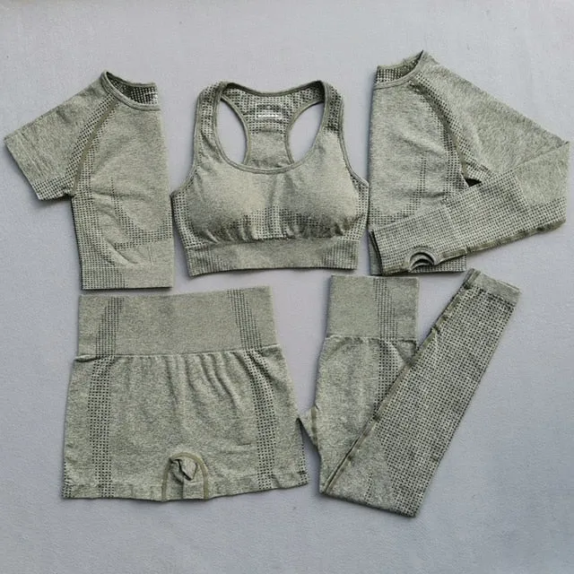 5PCS  Vital Seamless Yoga Set