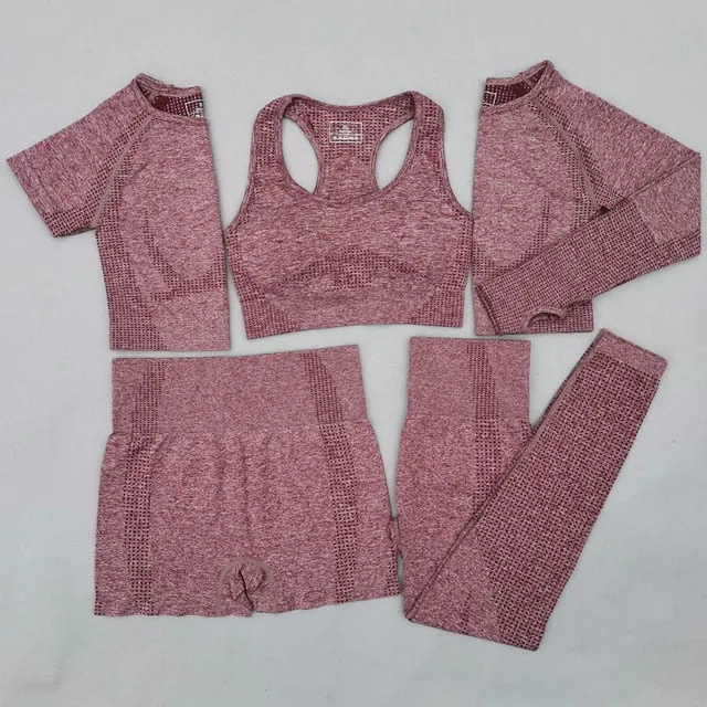 5PCS  Vital Seamless Yoga Set