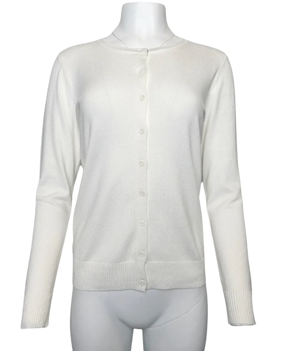All Season Cardigan in Ivory