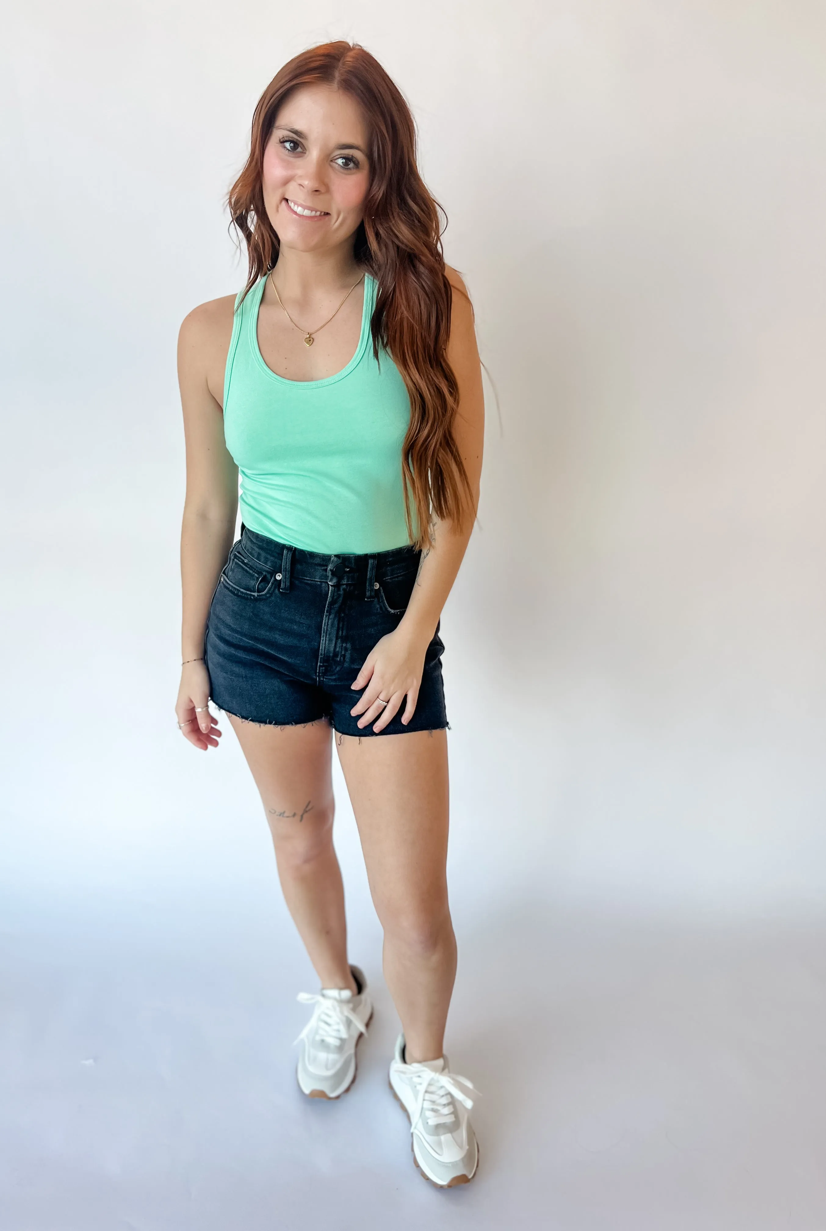 Amber Basic Bodysuit - Mint