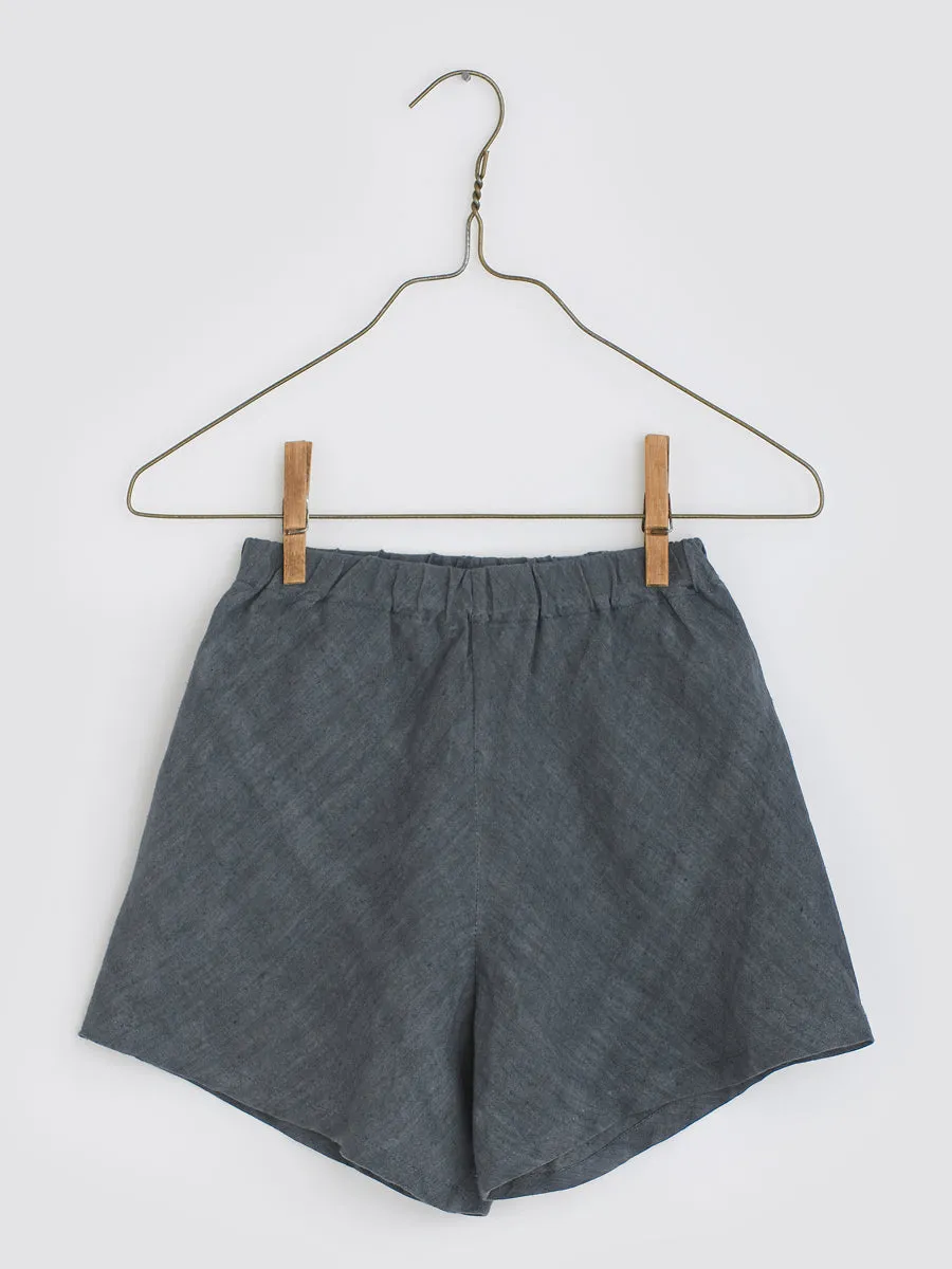Amelia Shorts - Linen Blue
