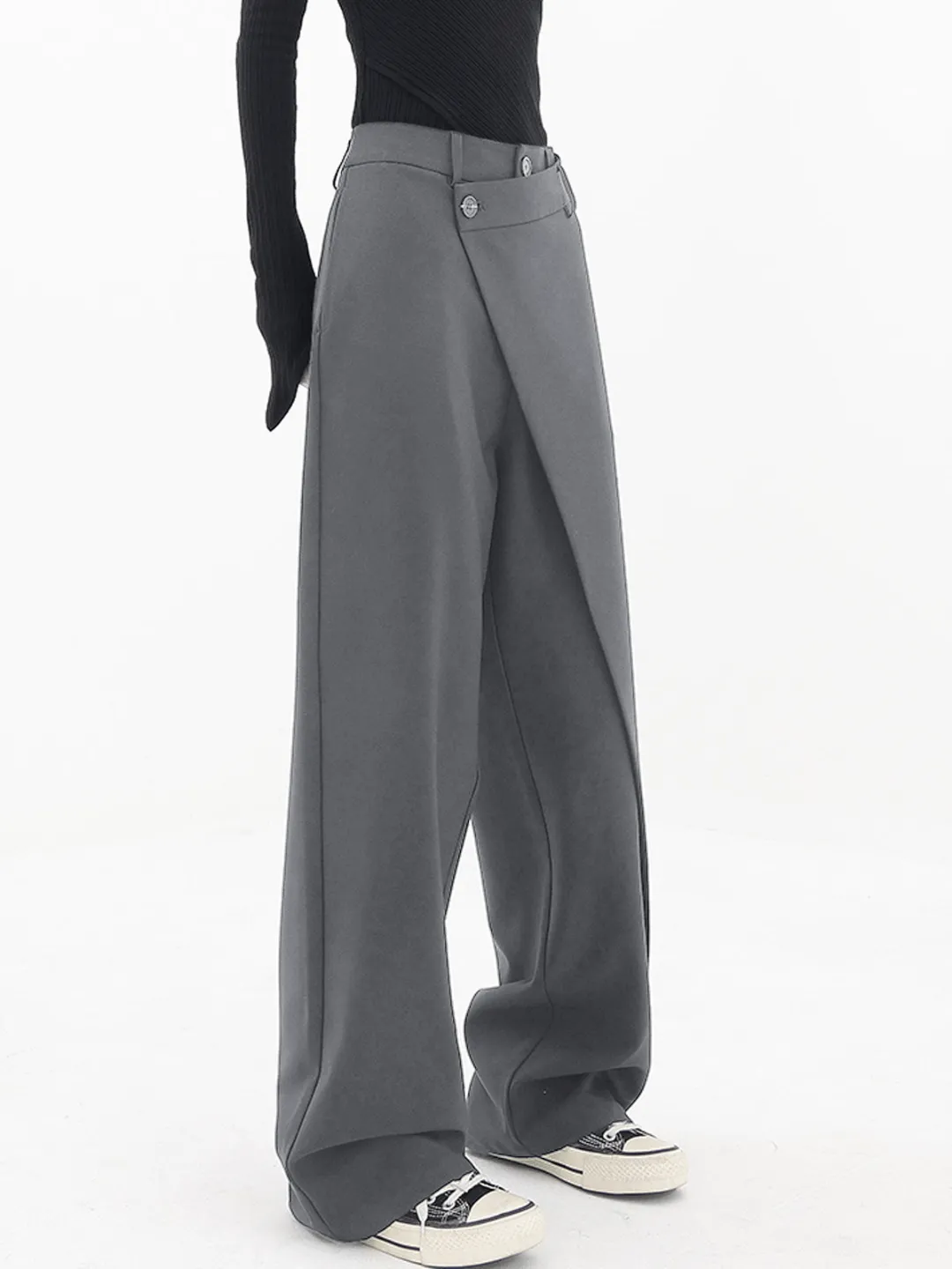 Ariana® | Asymmetrical Baggy Pants