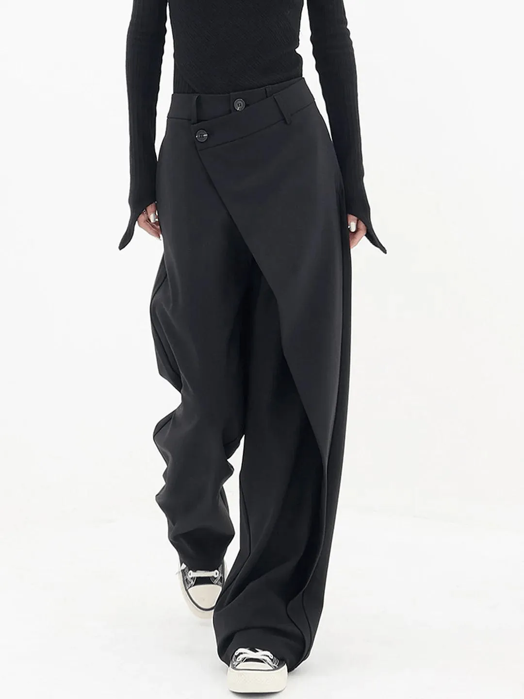 Ariana® | Asymmetrical Baggy Pants