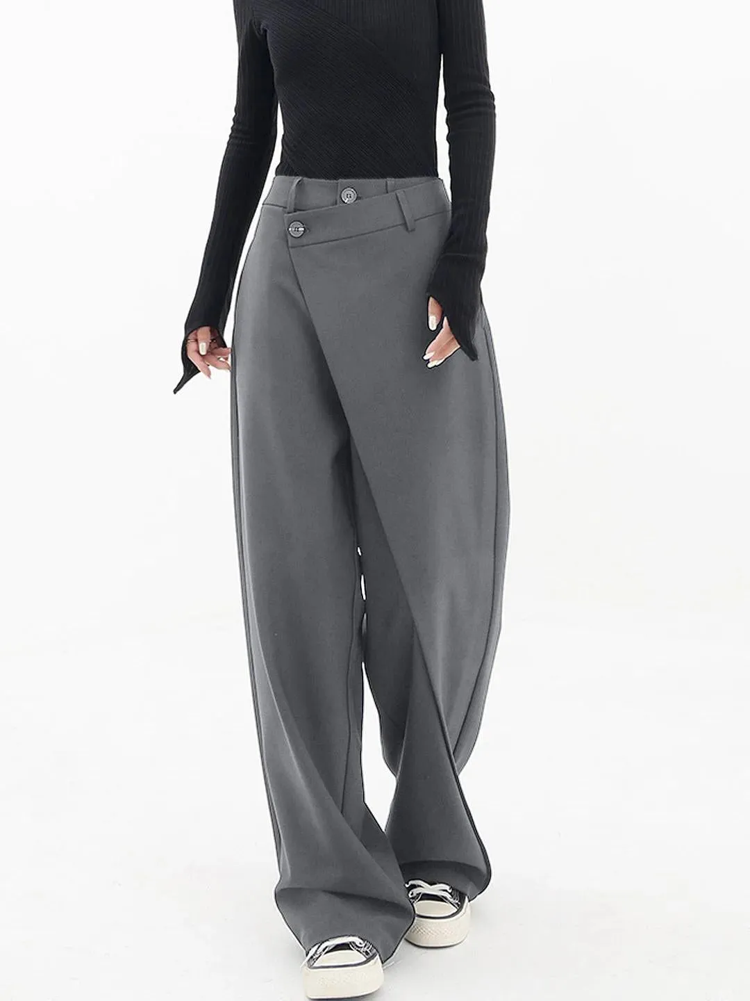 Ariana® | Asymmetrical Baggy Pants
