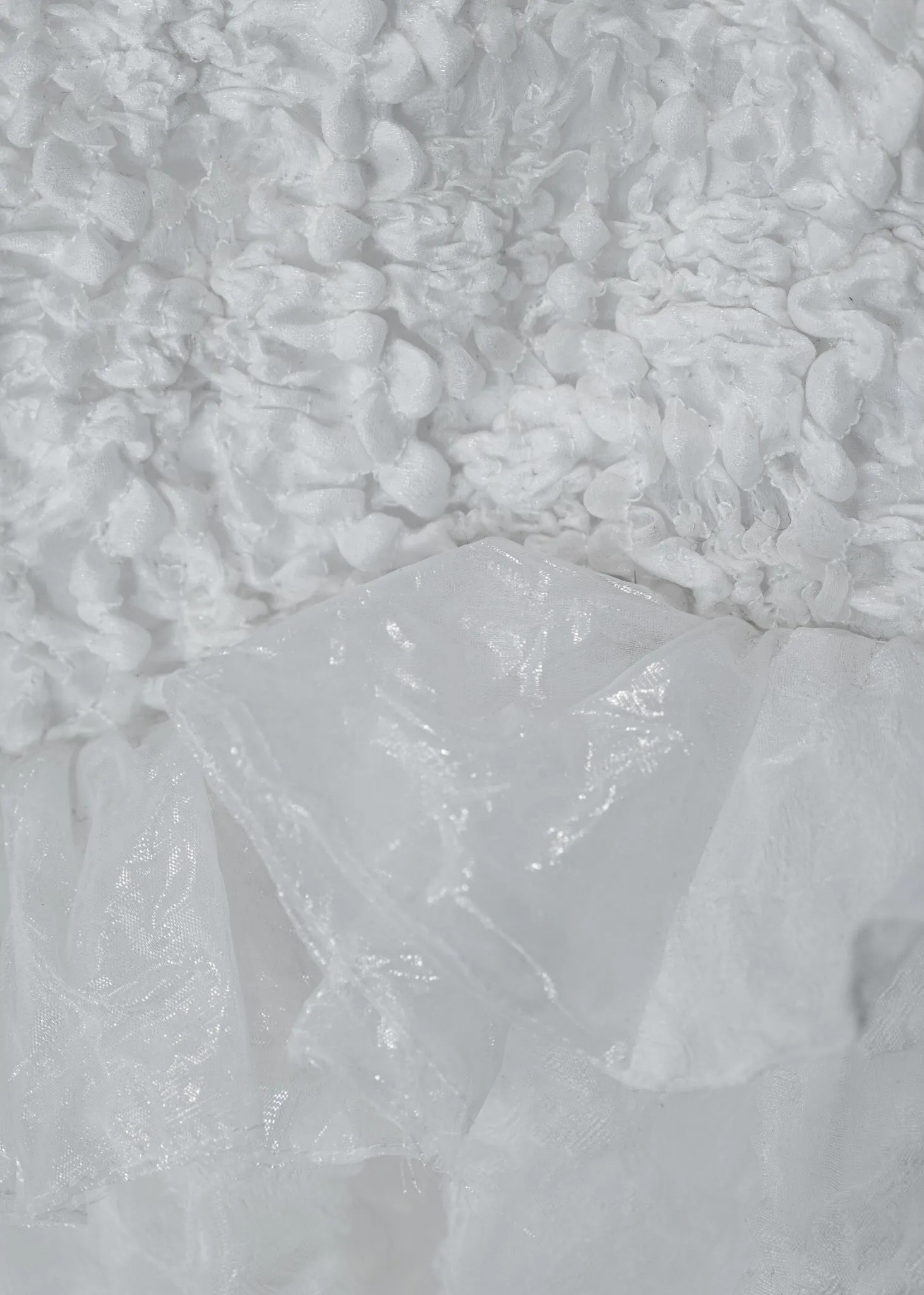 BETH | PATCH. DRESS ENCORE PATCHWORK | WHITE