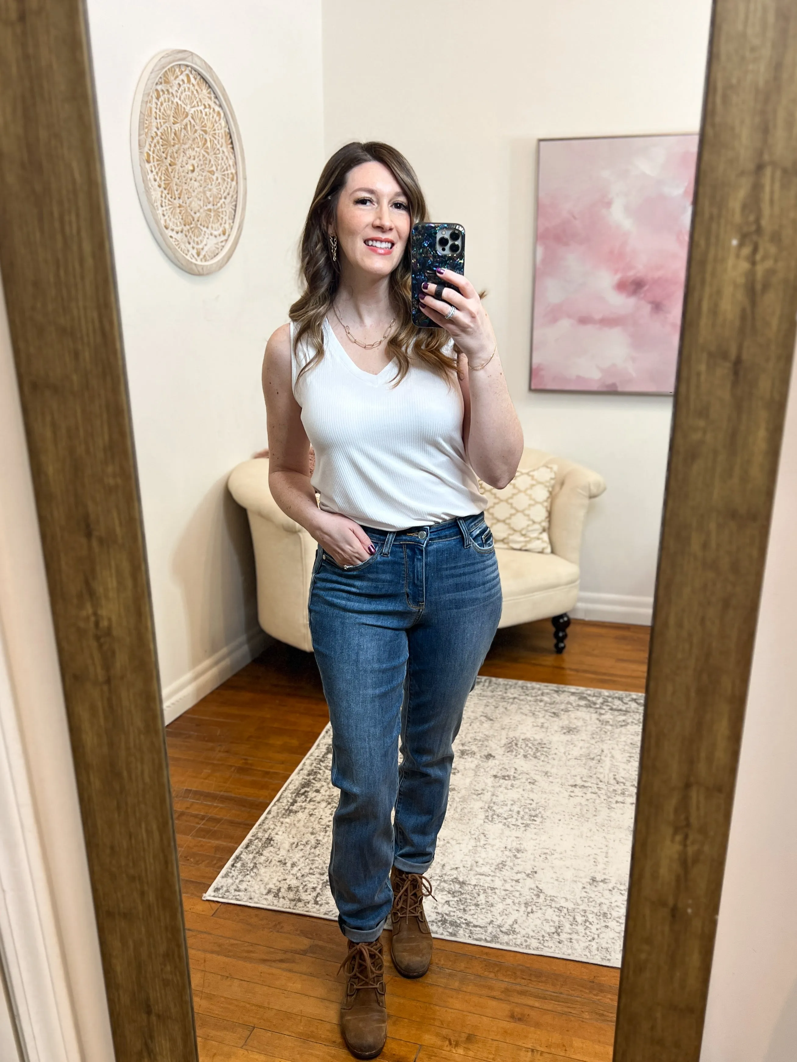 Beth Ribbed Tank