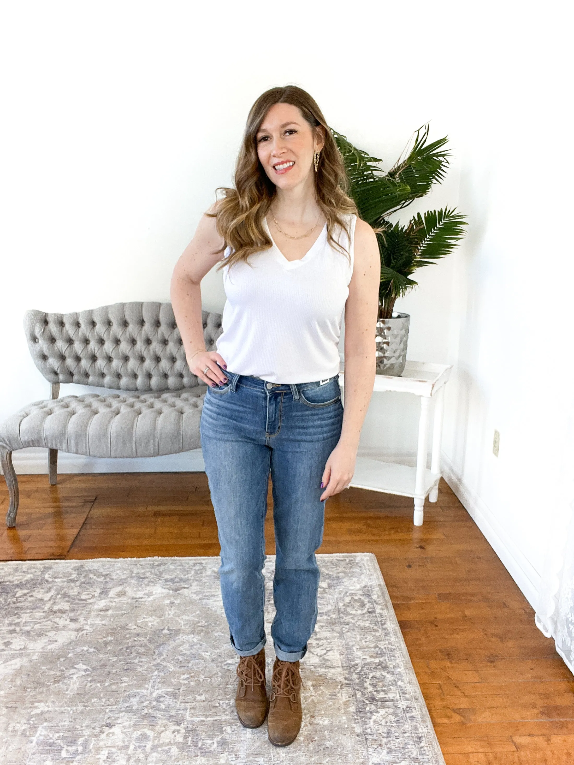 Beth Ribbed Tank
