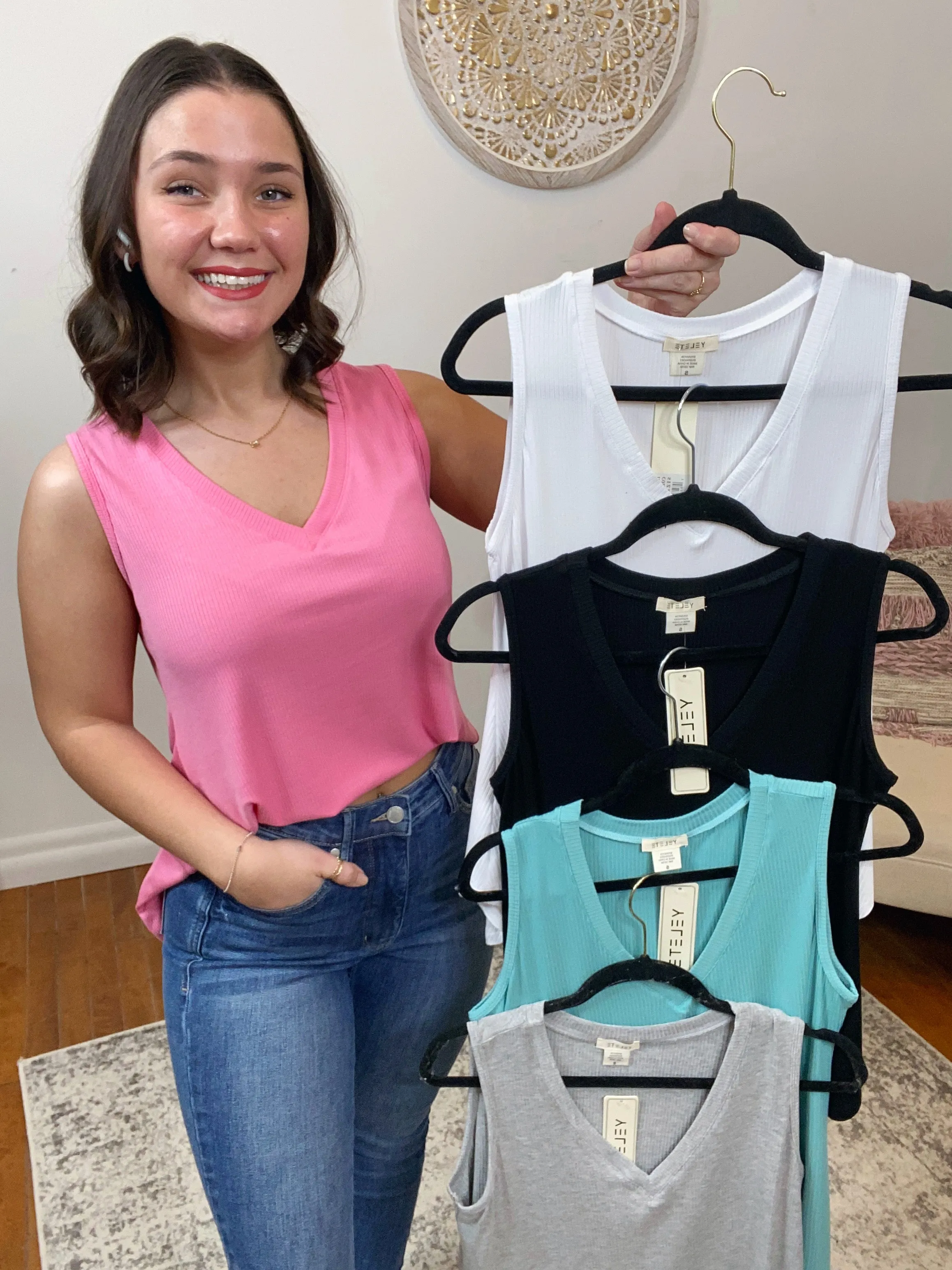 Beth Ribbed Tank