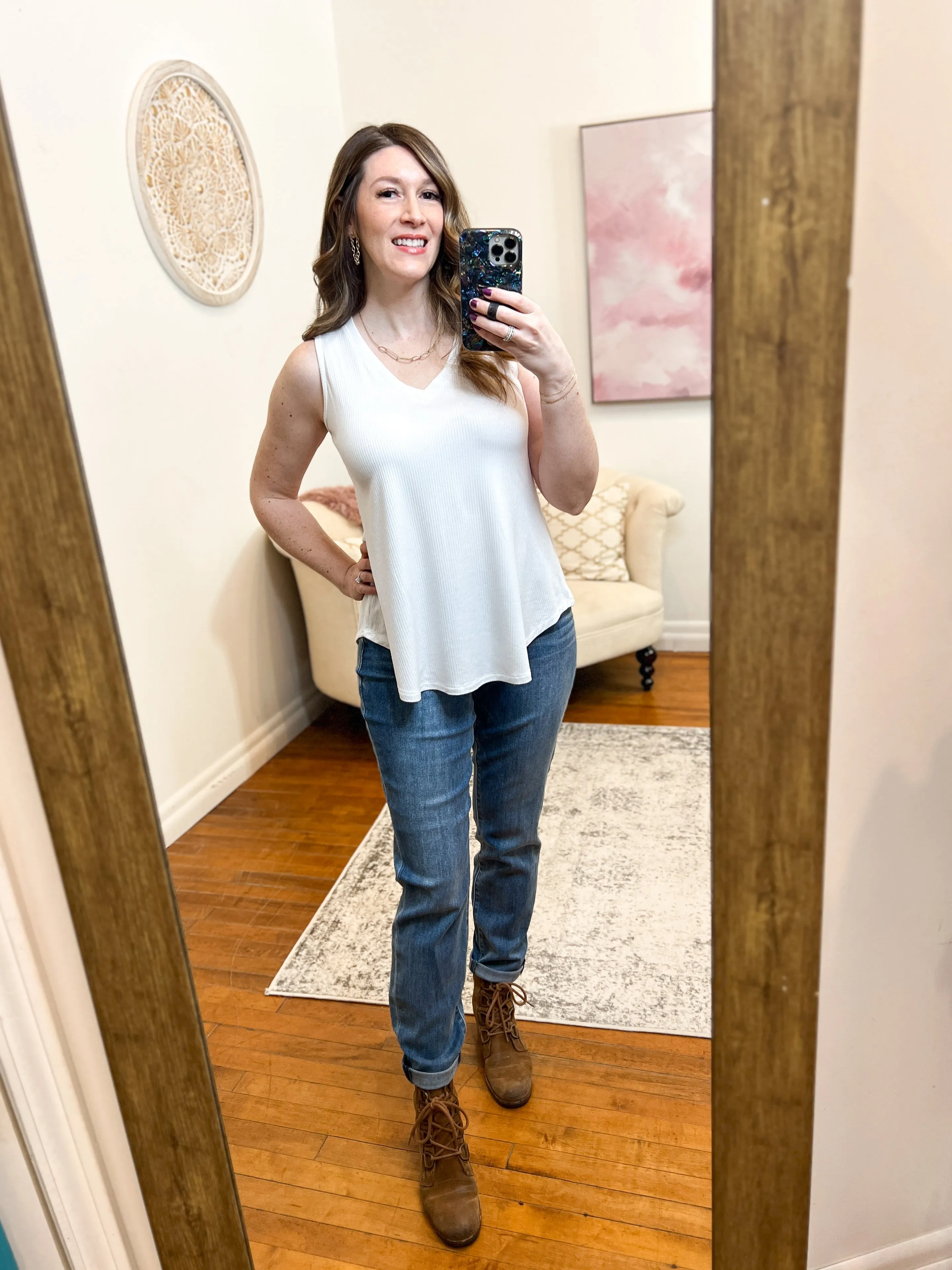 Beth Ribbed Tank