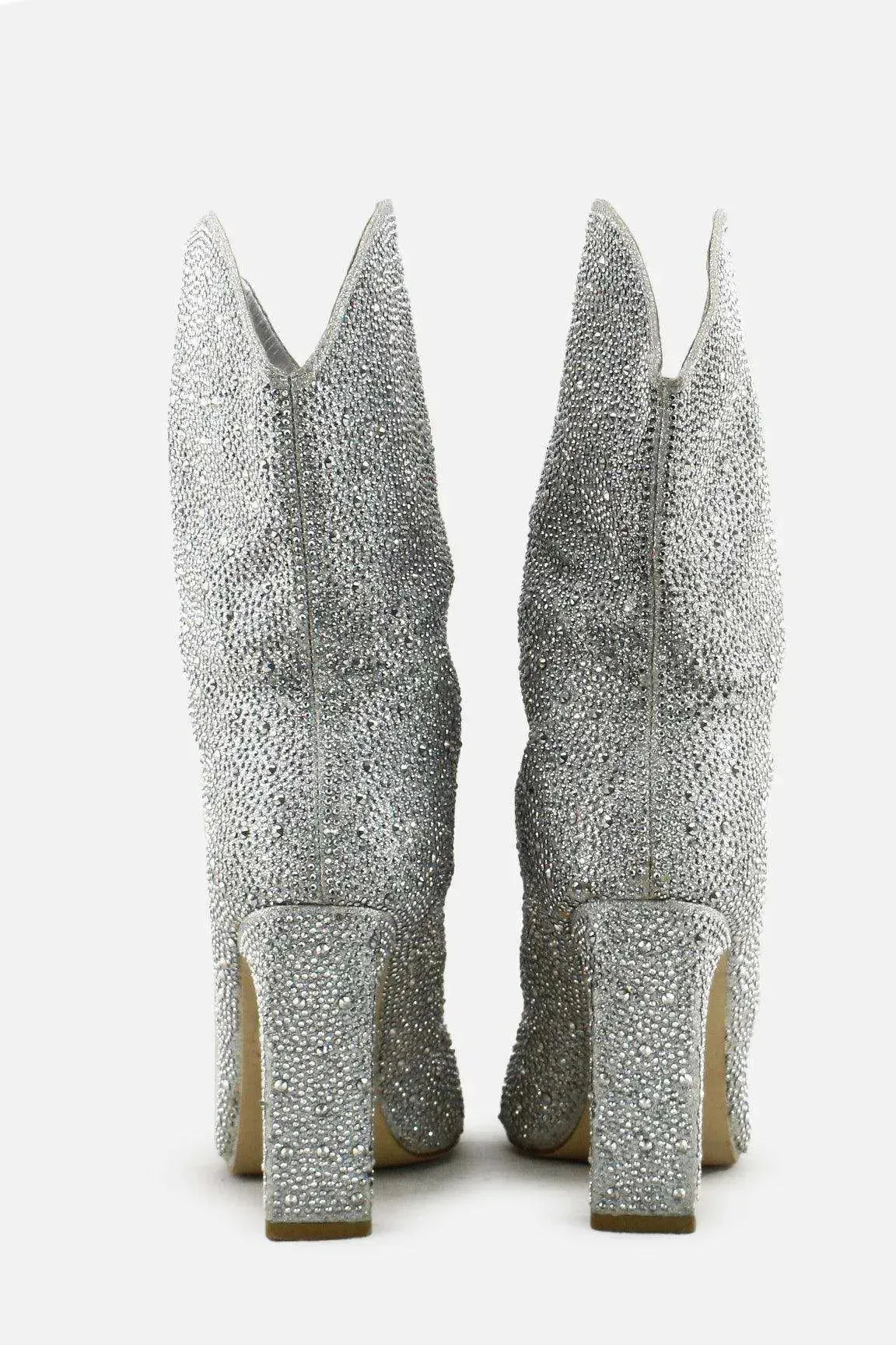Billini Block Heels Ankle Boots | Textile