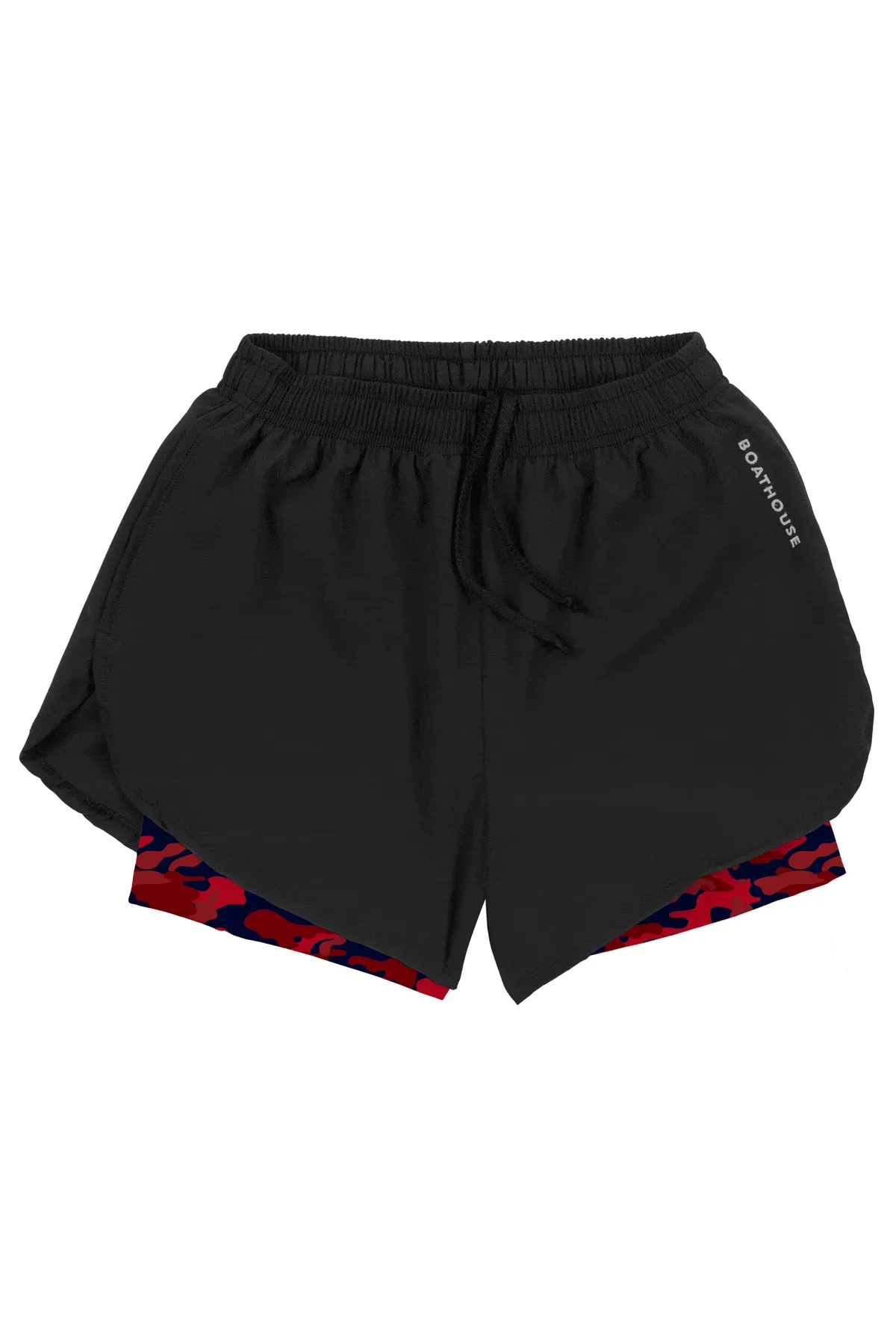 BOATHOUSE Women's Double Layer Training Shorts