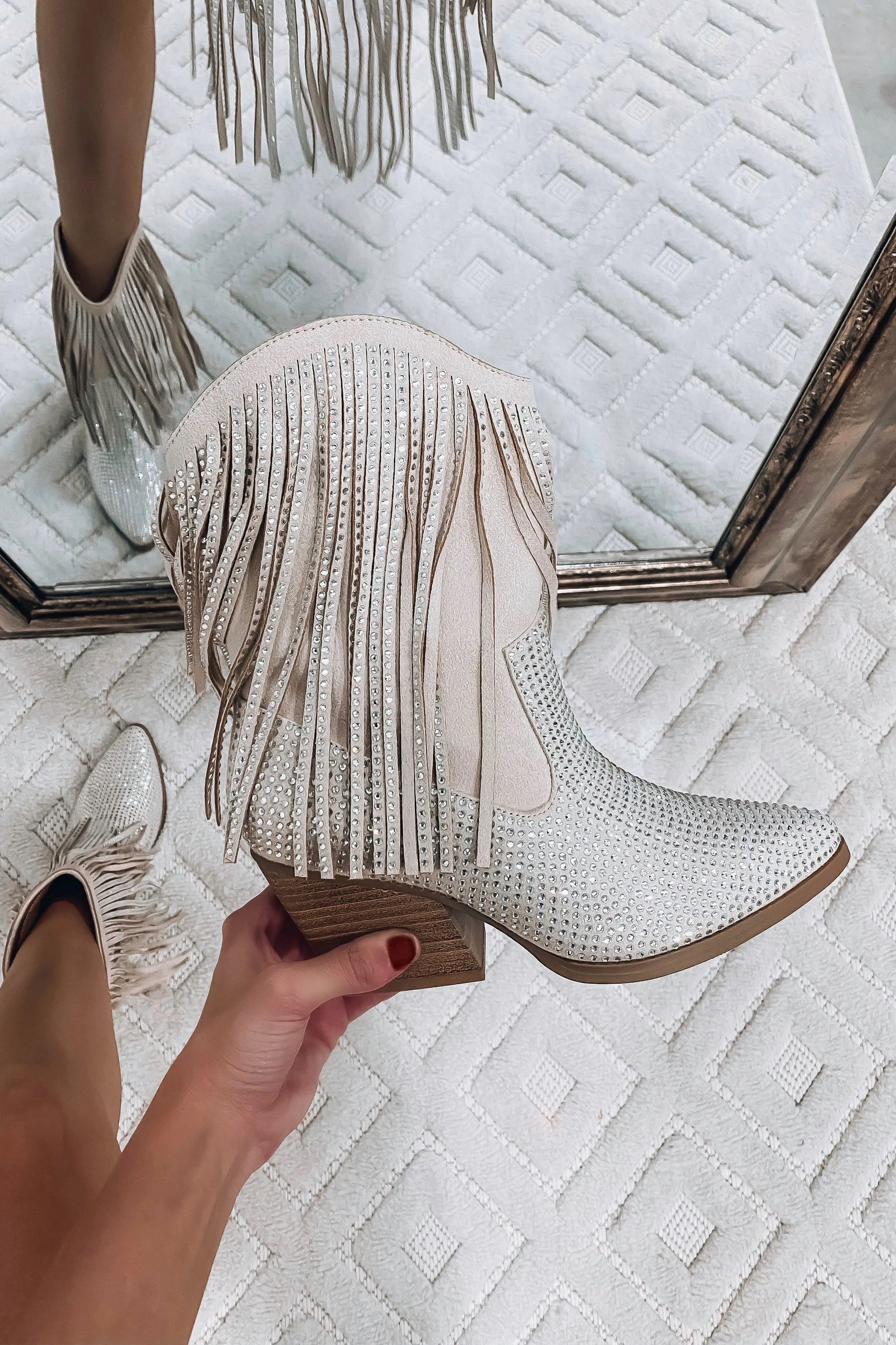 Bronco Fringe Booties