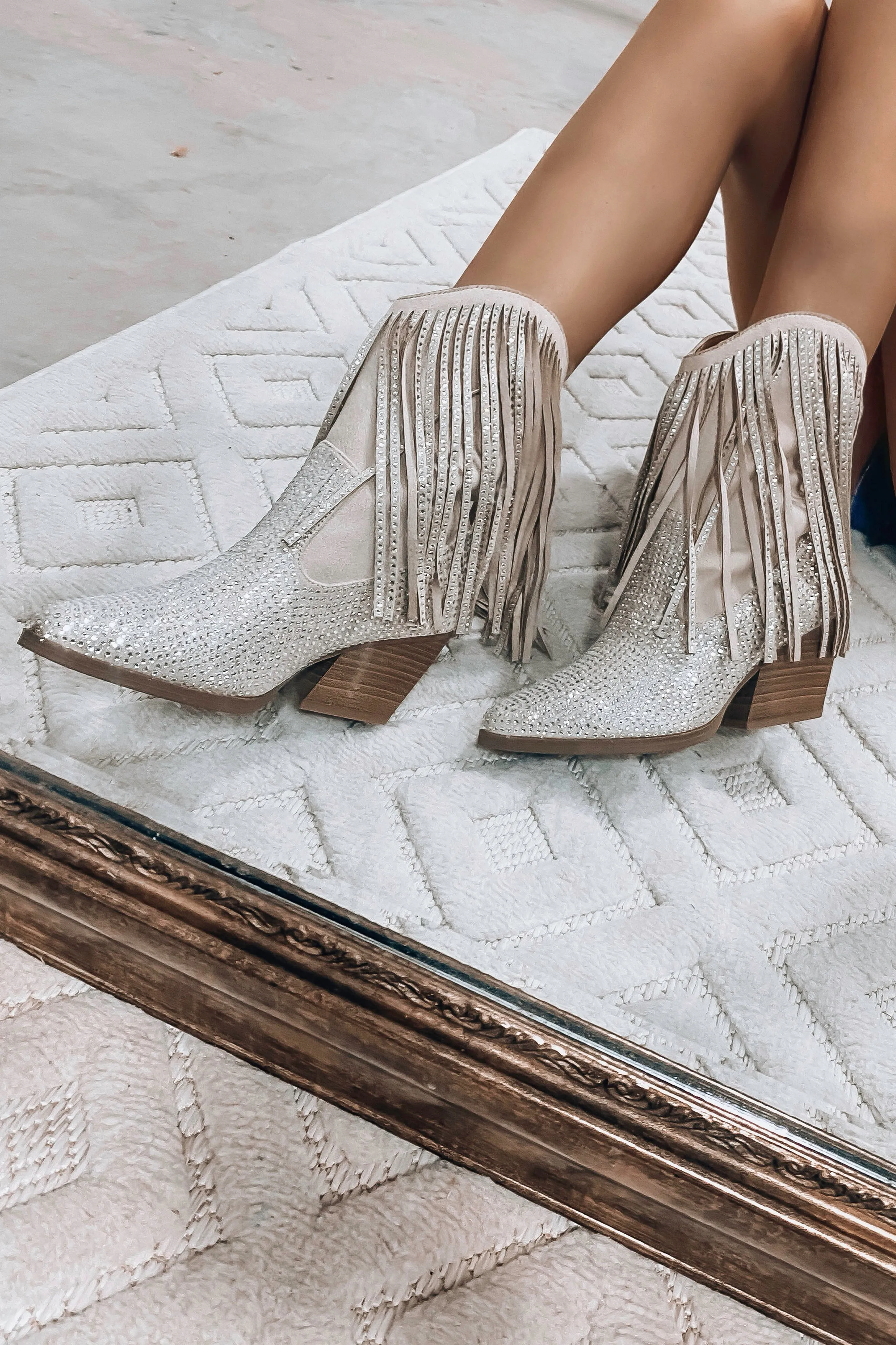 Bronco Fringe Booties
