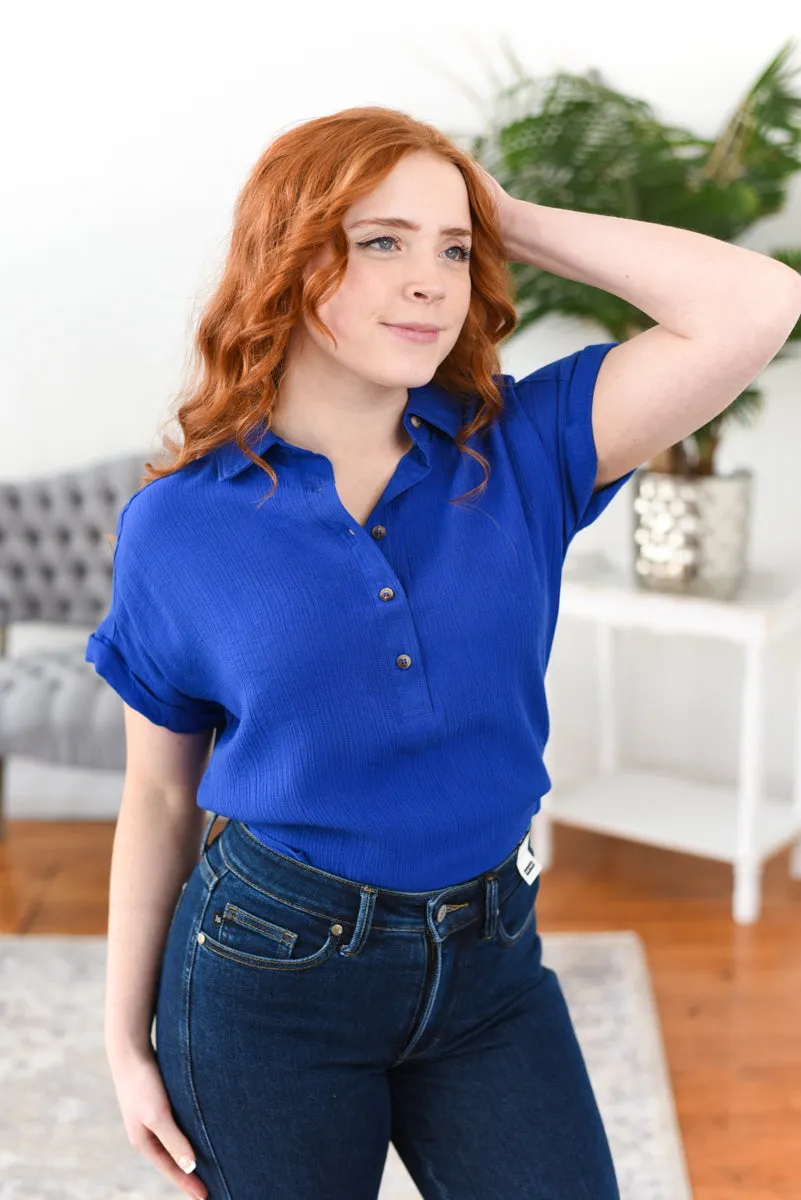 Caryn Textured Top
