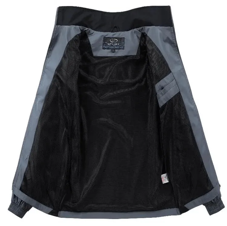 Casual Track Long Sleeves Zippered Suit for Men - SF2034