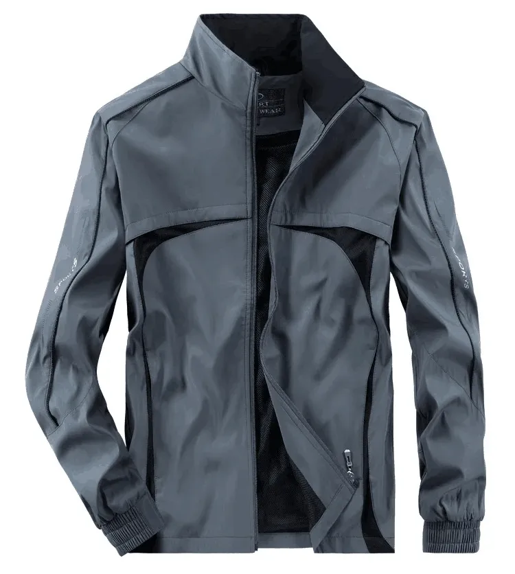 Casual Track Long Sleeves Zippered Suit for Men - SF2034