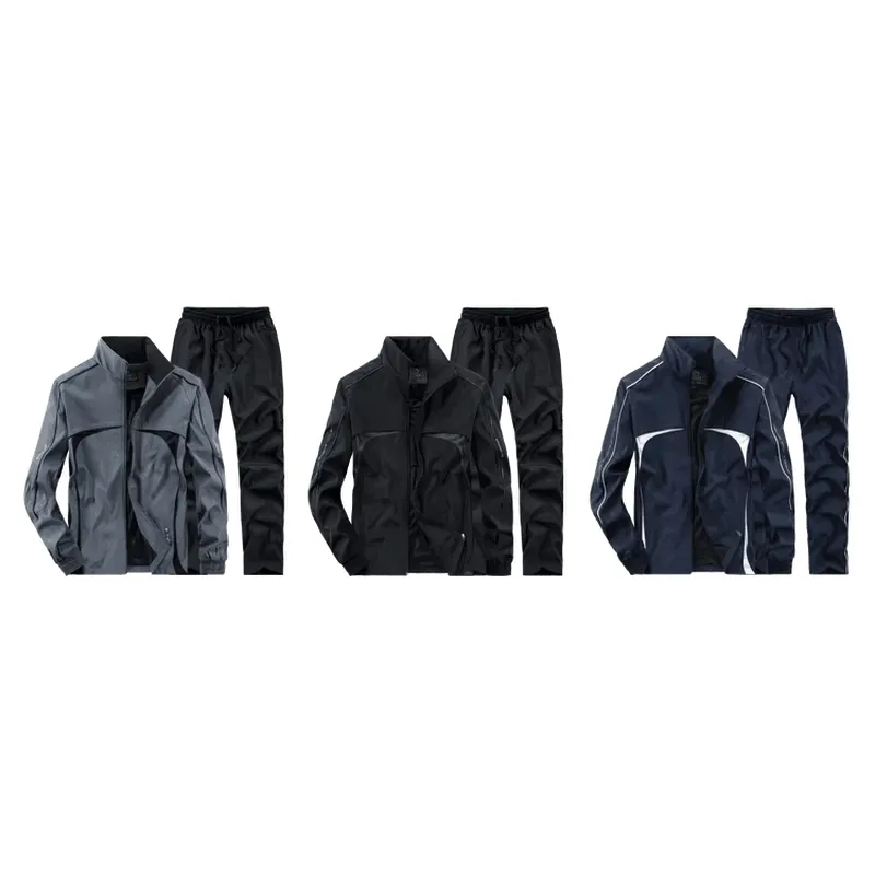 Casual Track Long Sleeves Zippered Suit for Men - SF2034