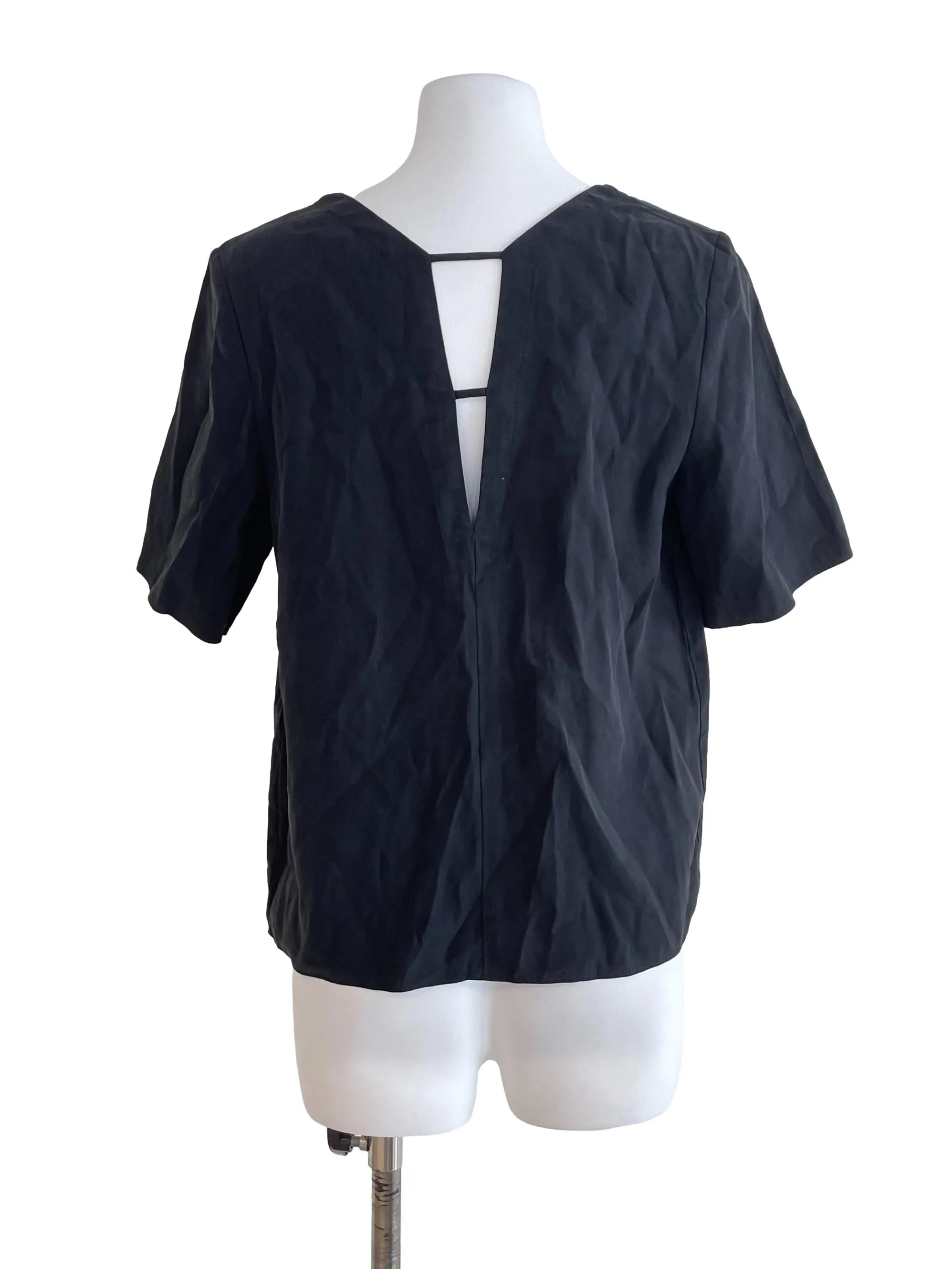 Charcoal Black Basic Tee LB