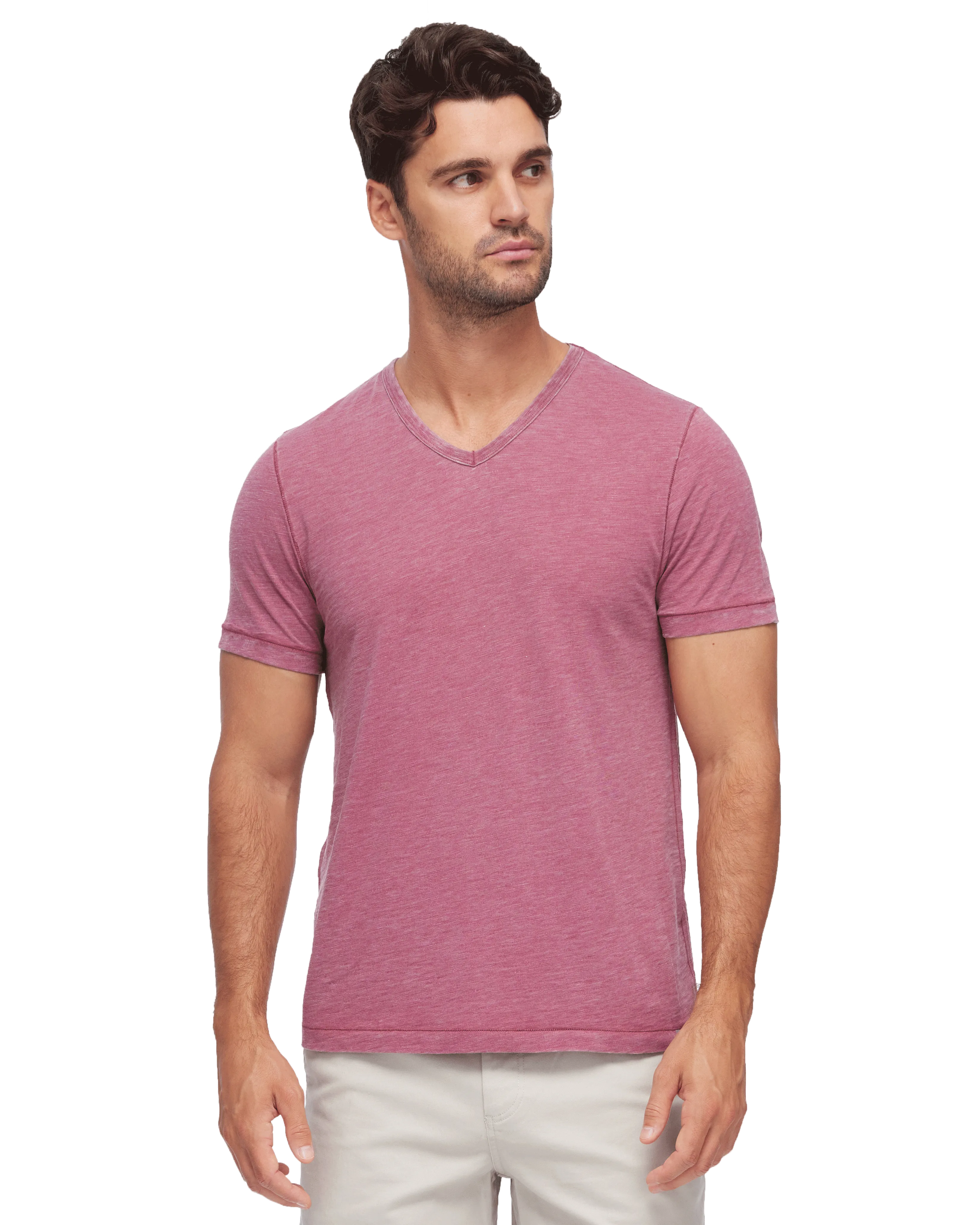 CHATHAM VINTAGE SOFT V-NECK TEE