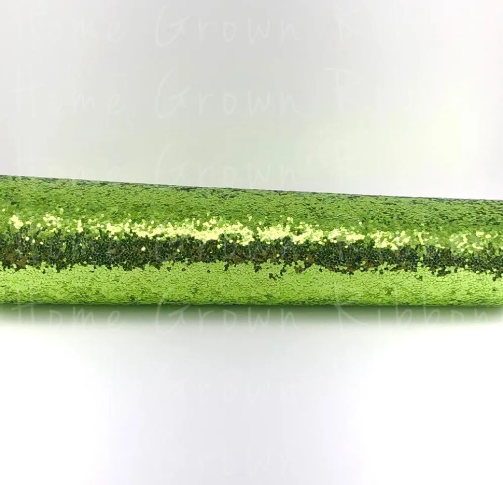 Chunky Glitter Sheet - Apple Green
