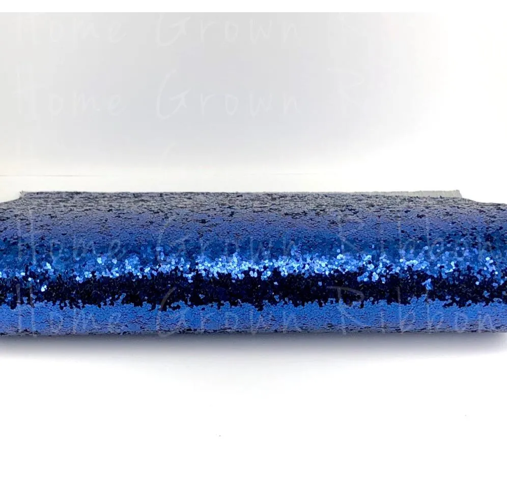 Chunky Glitter Sheet - Navy