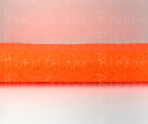 Chunky Glitter Sheet - Neon Orange