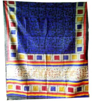 Classic Tussar Silk Saree with blue body design