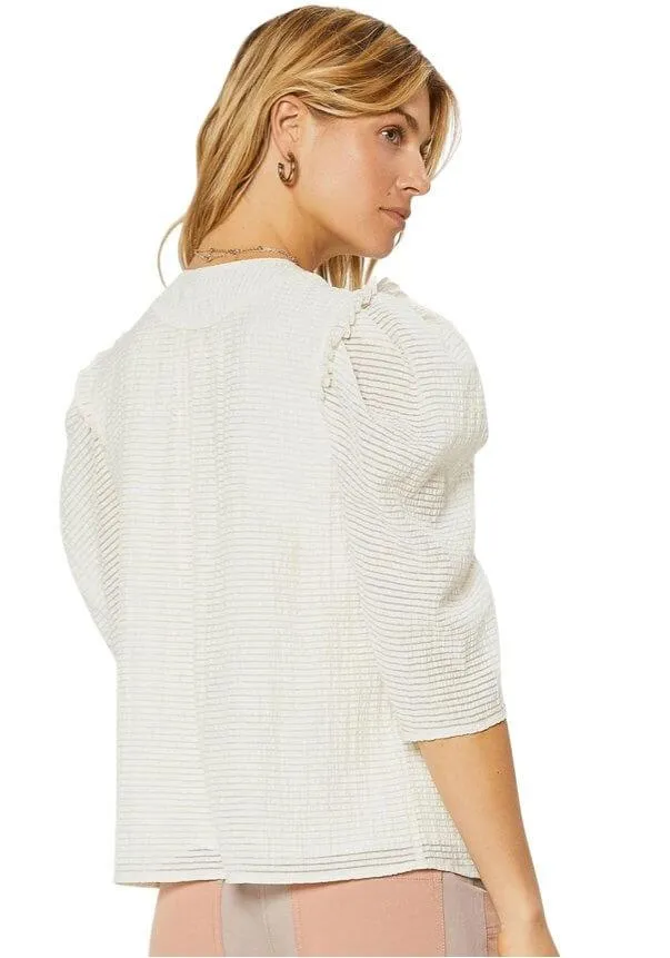 Coco Puff Sleeve Popover Blouse
