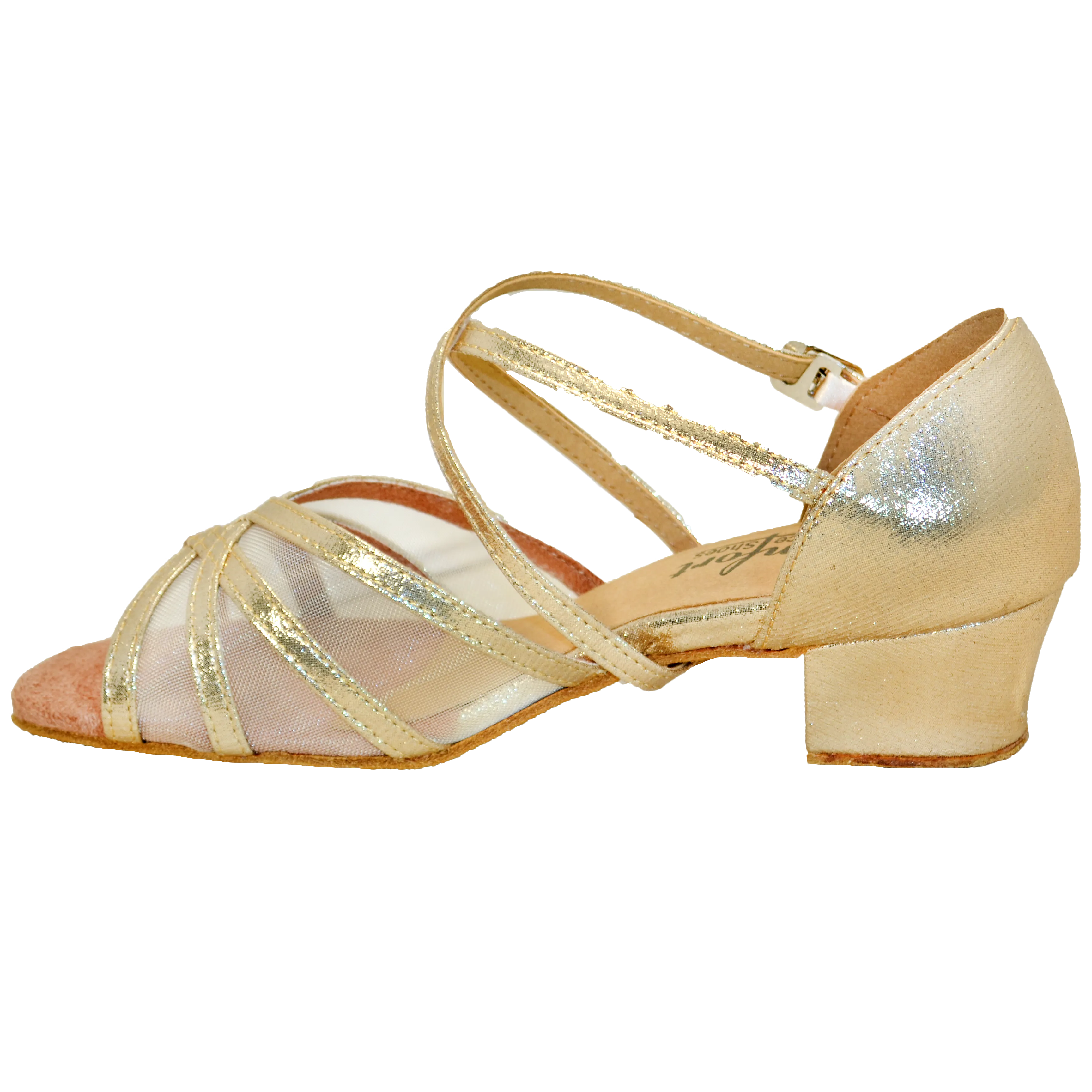 Comfort Strappy Mesh - Sand Satin