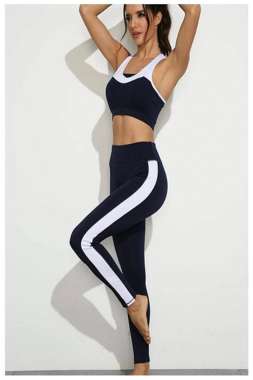Crop Top And Leggings Workout Set