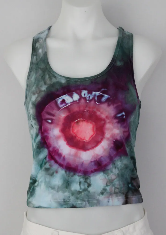 Crop top Racer back size Small - Color Splash mega eye