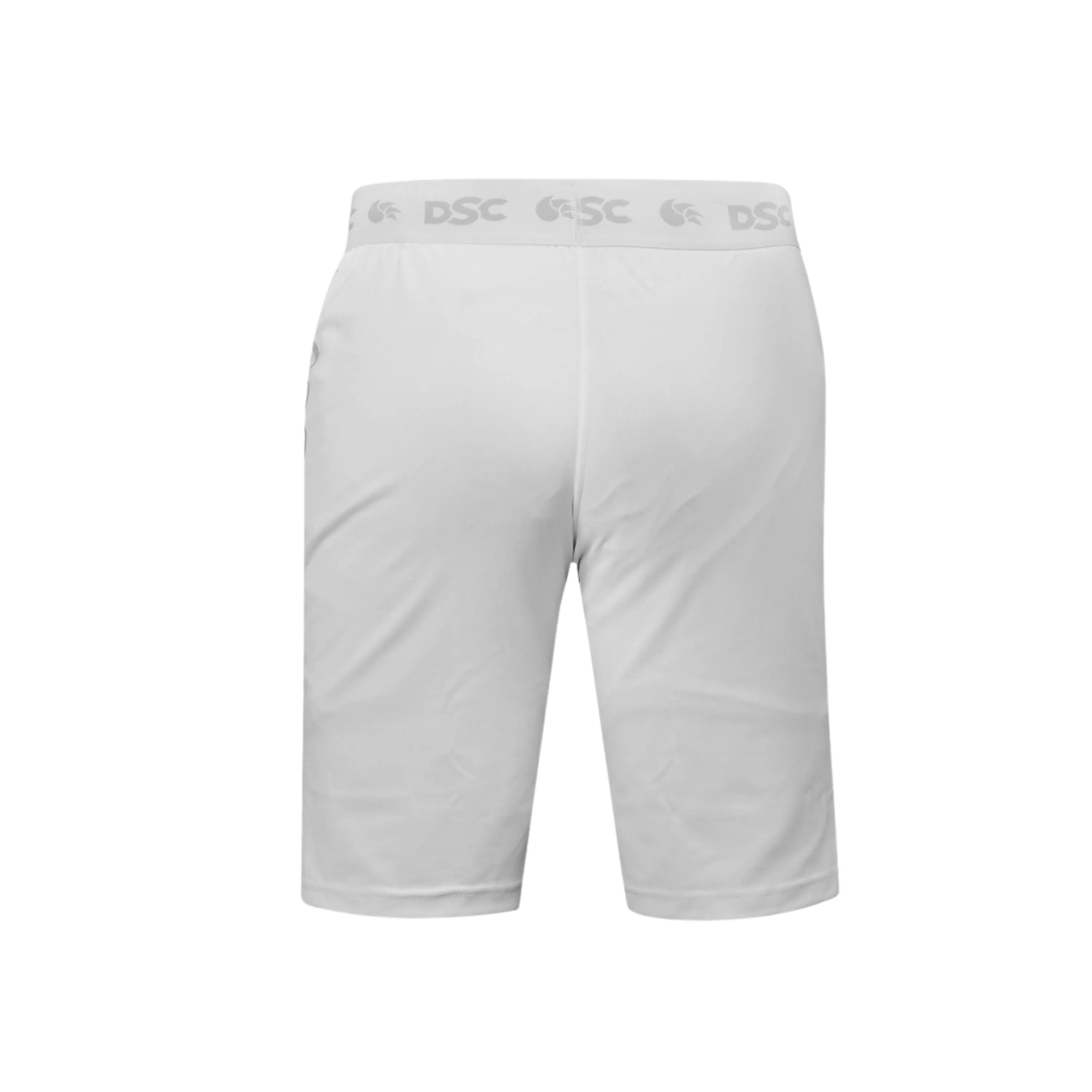 DSC Half Thigh Shorts, Compression Half Thigh Shorts, White