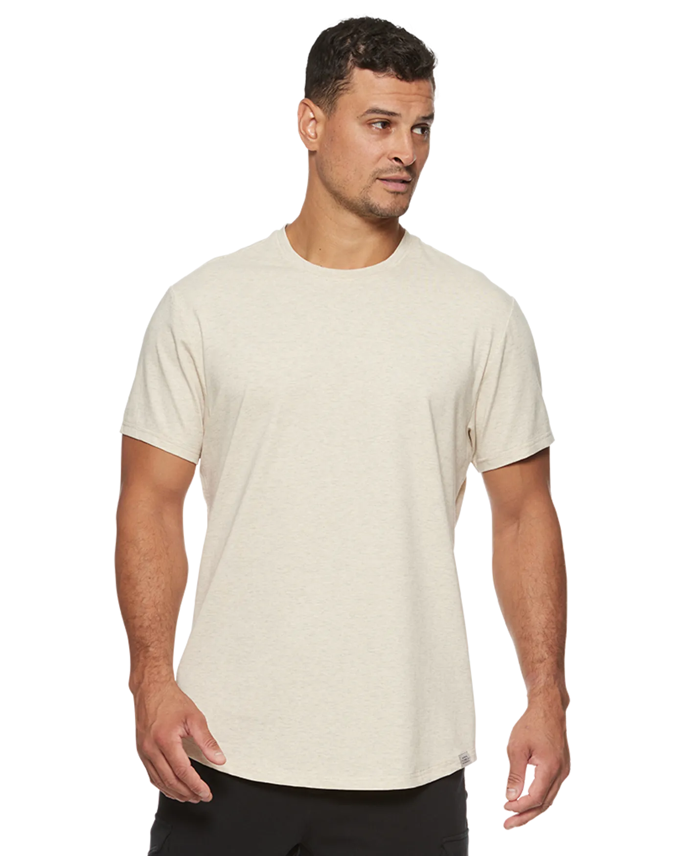 DUKE CURVED HEM TEE