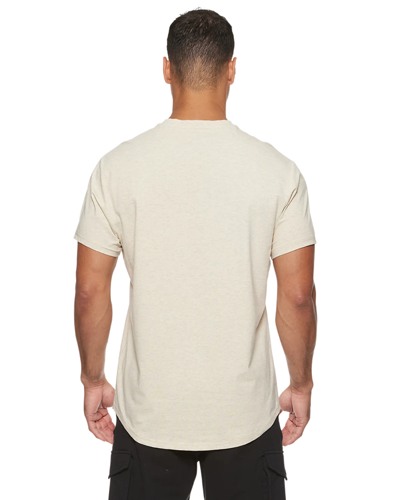 DUKE CURVED HEM TEE
