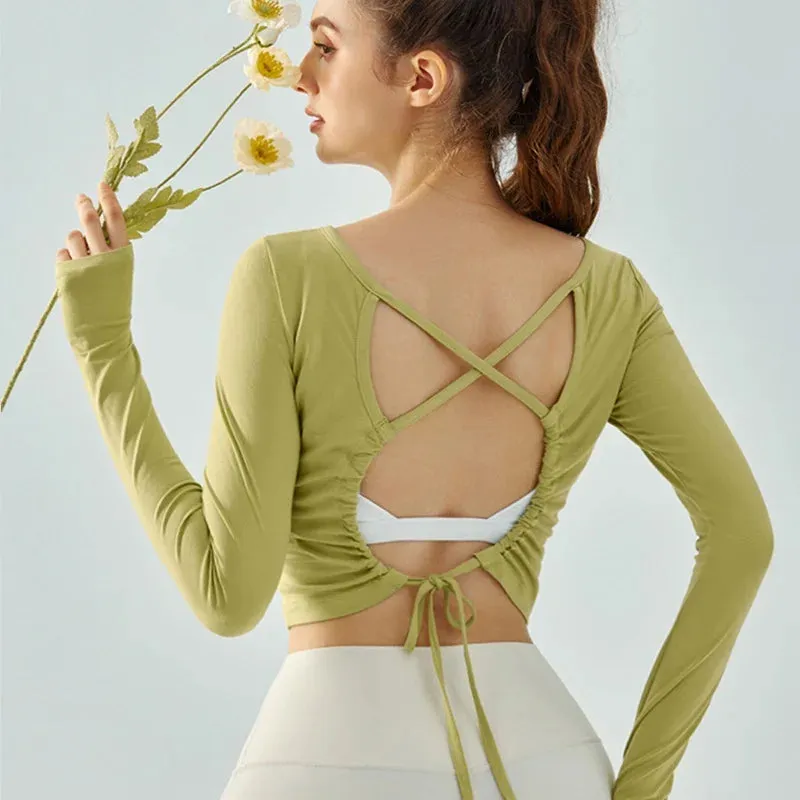 Eden Seamless Cross Back Top