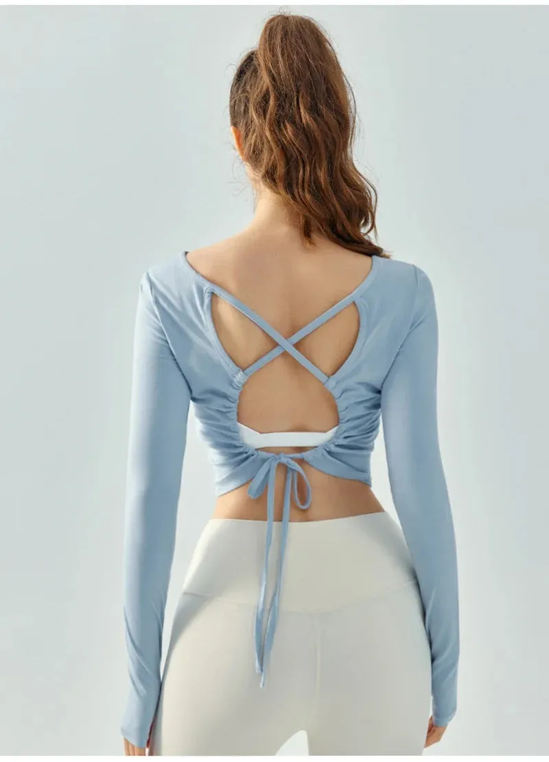 Eden Seamless Cross Back Top