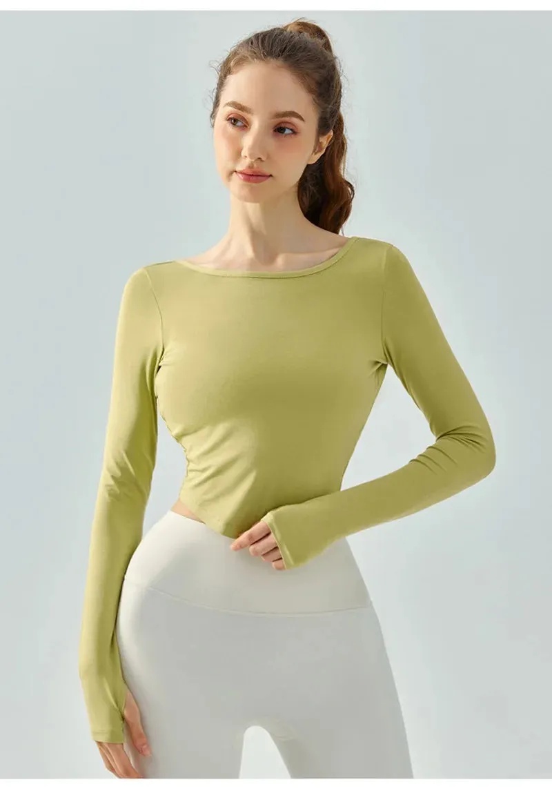 Eden Seamless Cross Back Top