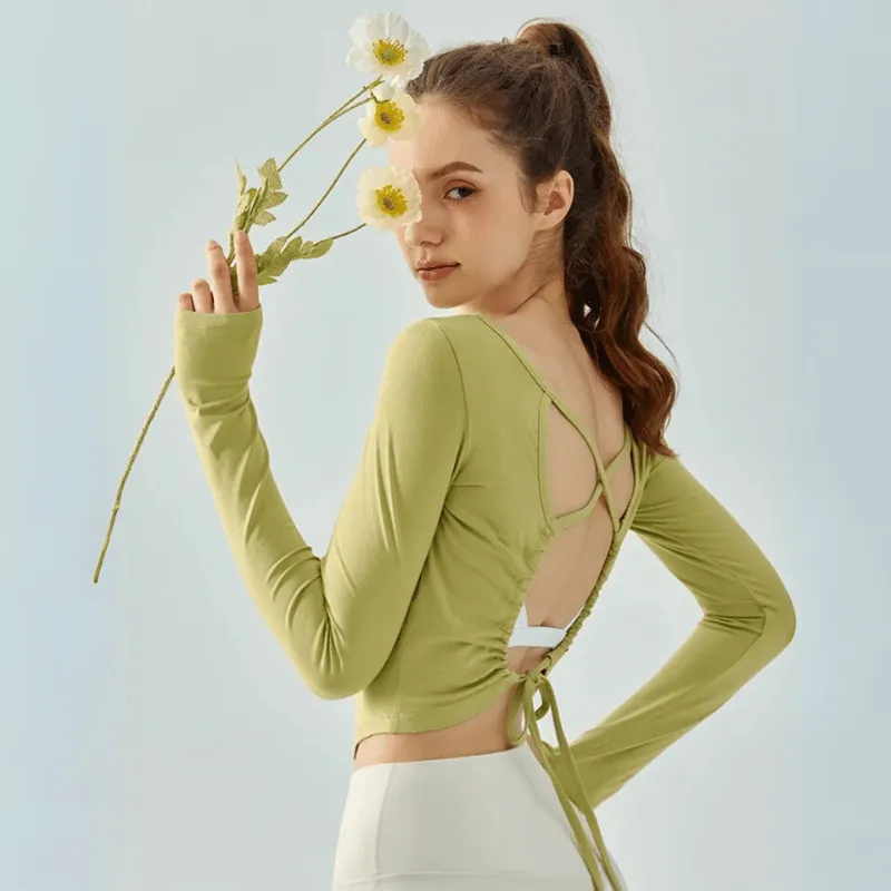 Eden Seamless Cross Back Top