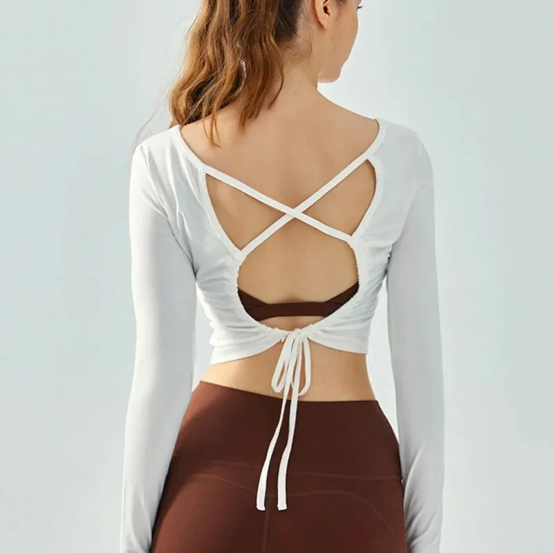 Eden Seamless Cross Back Top