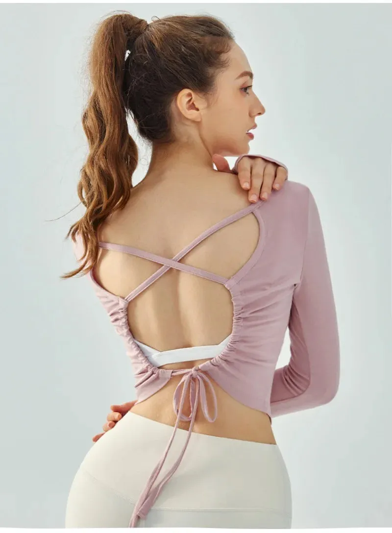 Eden Seamless Cross Back Top