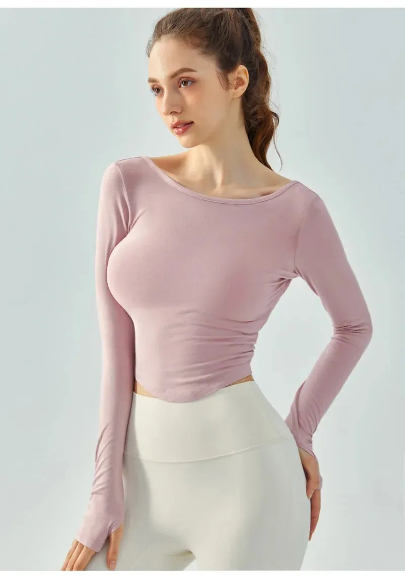 Eden Seamless Cross Back Top