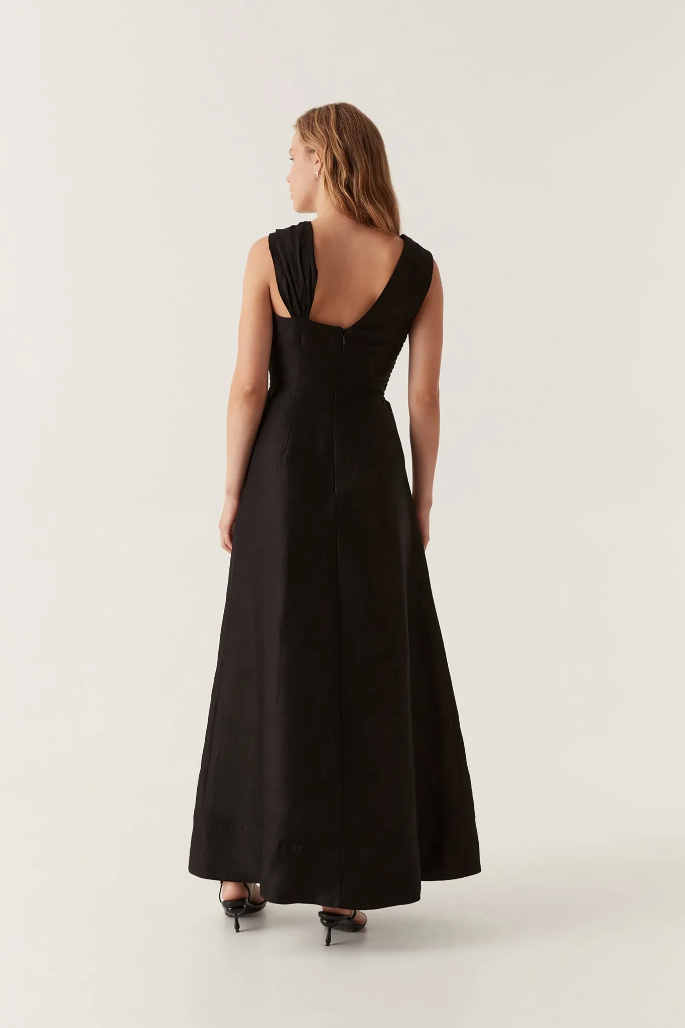 Electra Scrunch Midi Dress
