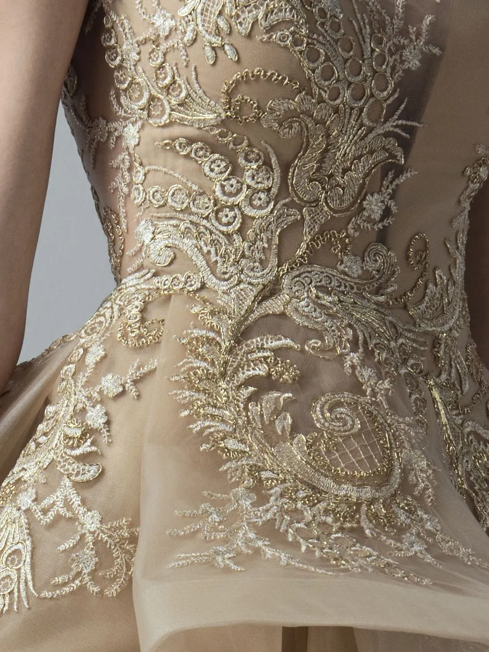 Embellished Asymmetrical Dress