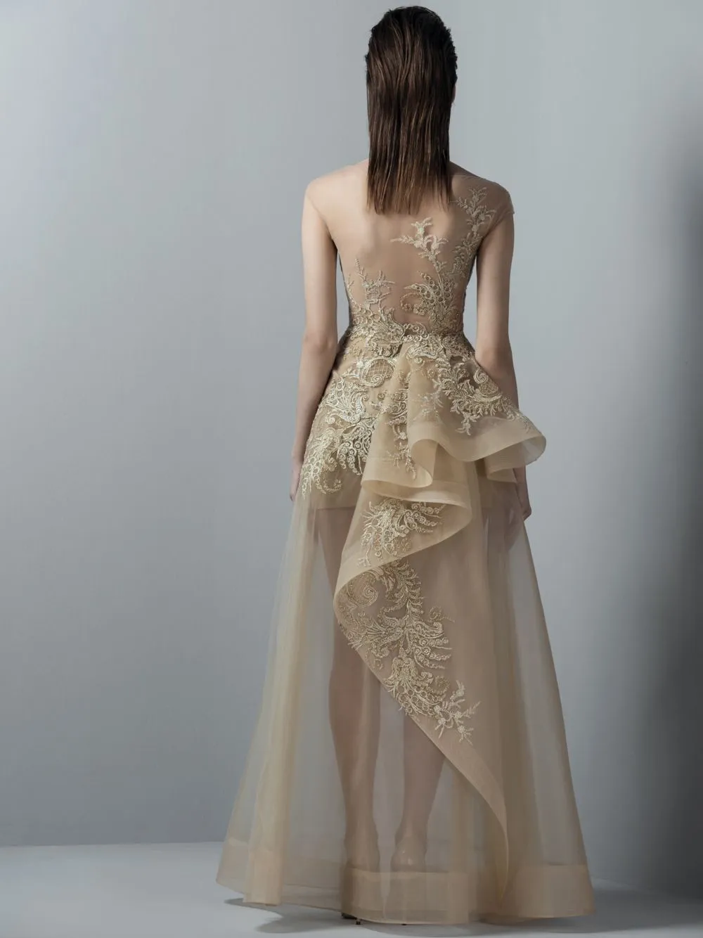 Embellished Asymmetrical Dress