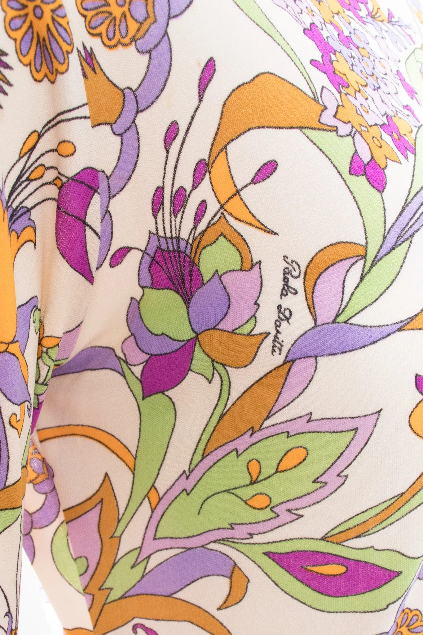 Floral Silk Jersey Dress II