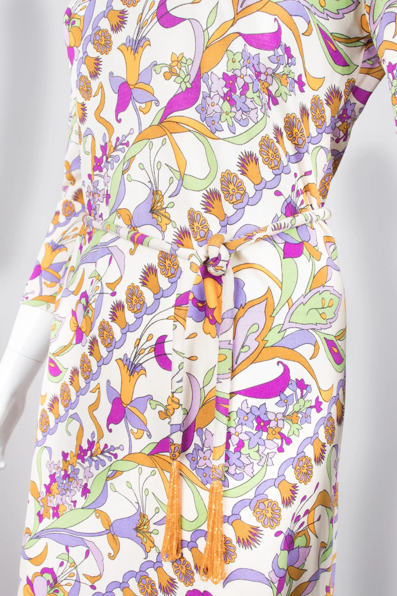 Floral Silk Jersey Dress II